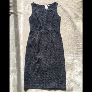 Loft NWT size 0 Blue Heather Sheath Dress